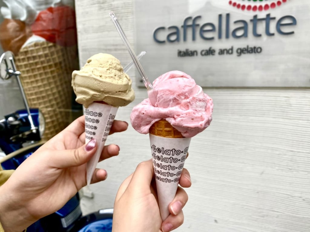 カフェラテのジェラート
